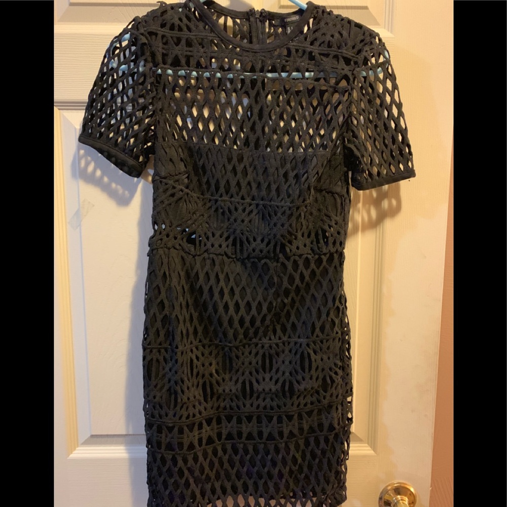 Forever 21 Little Black Dress w/ fish net detail